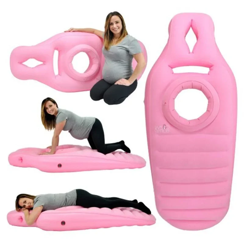 Pilates Yoga Studio - 妊娠中の女性のためのインフレータブルヨガピロー,睡眠マットレス,マタニティボディベッド