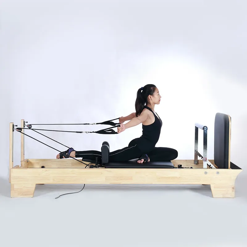 卸売プロ仕様最高級ピラティス木製リフォーマー スタジオマシン - Pilates And Yoga Studio のレビューと価格