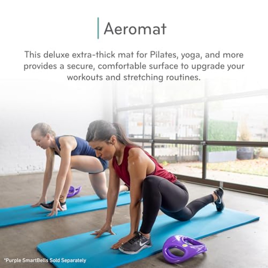スタジオやホームジム用のピラティス・ヨガマット、極厚フォーム - Pilates And Yoga Studio のレビューと価格