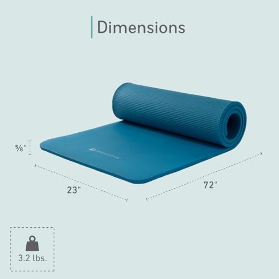 スタジオやホームジム用のピラティス・ヨガマット、極厚フォーム - Pilates And Yoga Studio のレビューと価格