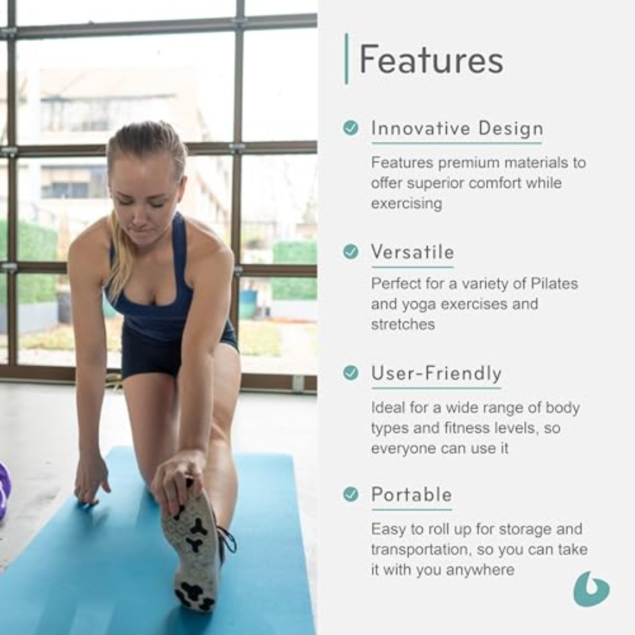 スタジオやホームジム用のピラティス・ヨガマット、極厚フォーム - Pilates And Yoga Studio のレビューと価格