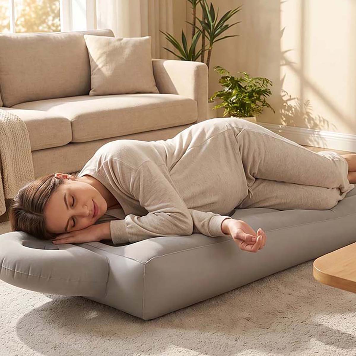 インフレータブル妊娠枕ヨガマット妊婦用インフレータブルマット - Pilates Yoga Studio のレビューと価格