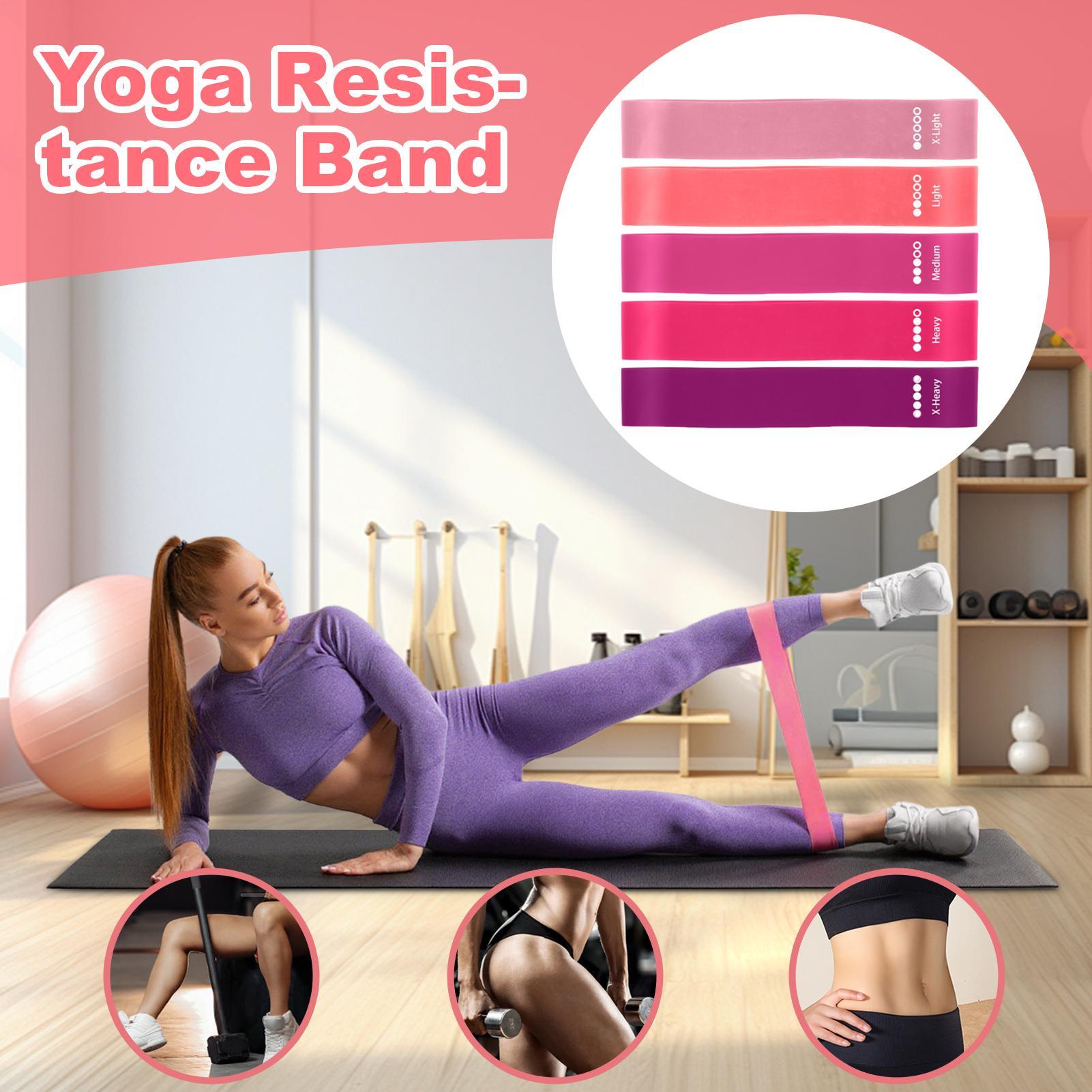 ヨガスポーツエクササイズ弾性フィットネスバンド、家庭用に最適 - Pilates Yoga Difference のレビューと価格